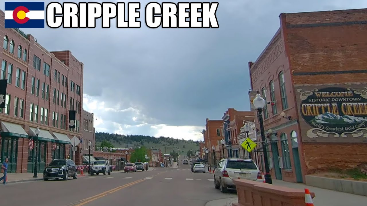 Cripple Creek, Colorado drive around in 4K
