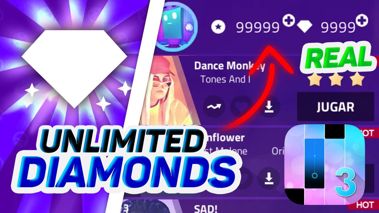 How To Get DIAMONDS & COINS in Magic Tiles 3 (Android/iOS) Unlimited Diamonds in Magic Tiles