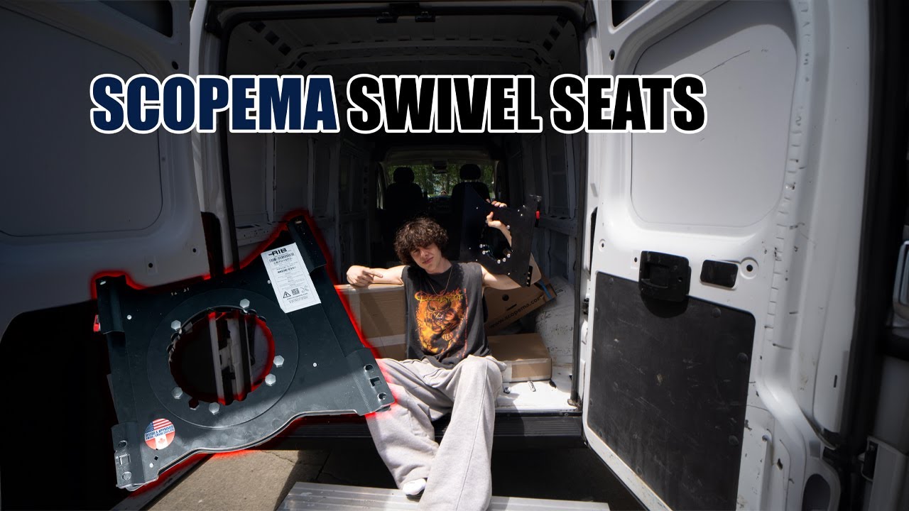 How to install Scopema Swivel Seat Brackets | DODGE RAM PROMASTER 2019