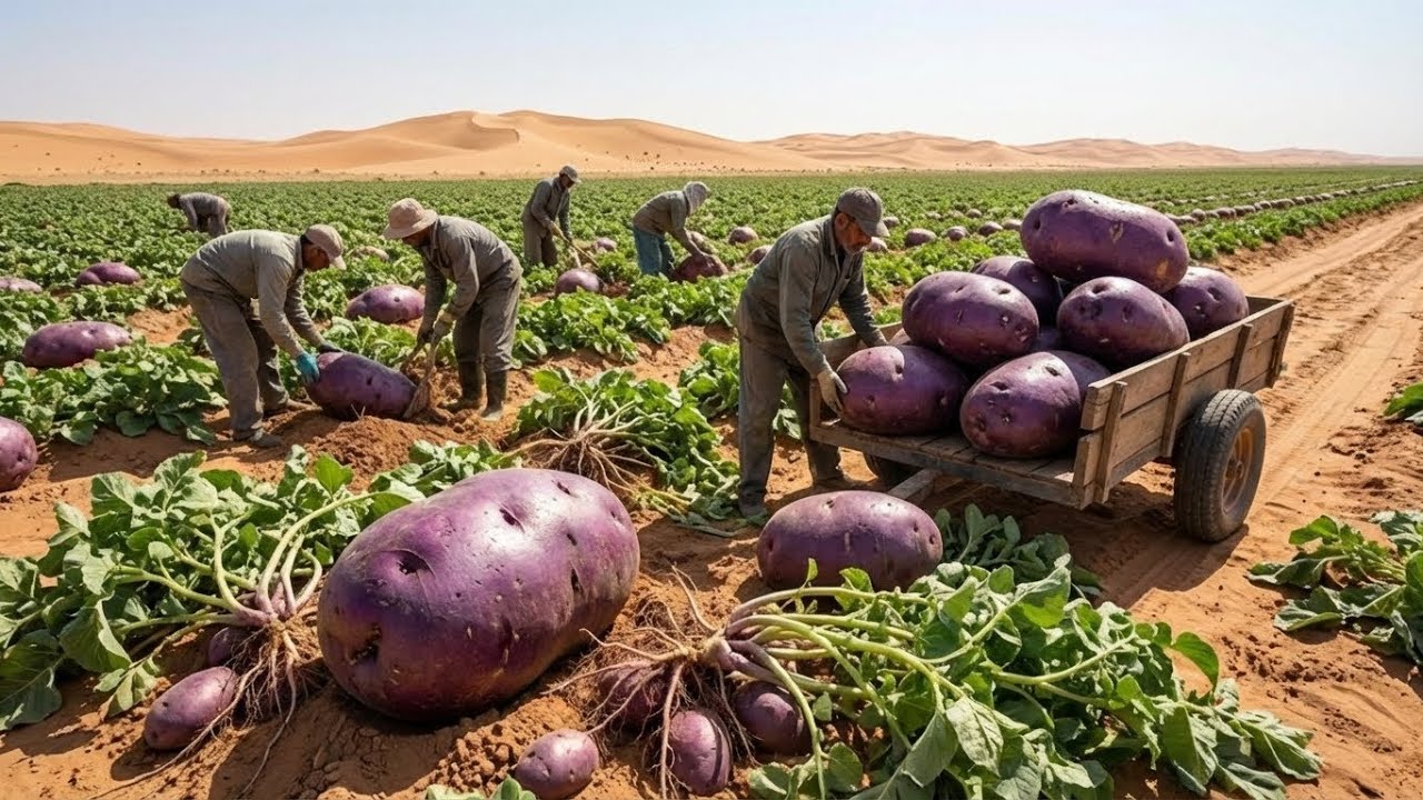 Shock: We Risked Rare Purple Potatoes in a Desert. You Won't Believe the Harvest.
