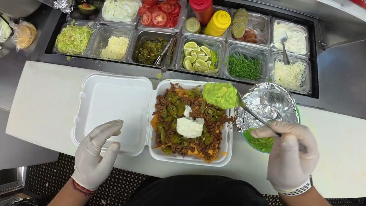 POV Trabajando En Lonchera En Estados Unidos