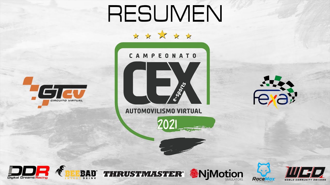 SPOT RESUMEN Campeonato Simracing CEX 2021 - GTC Cáceres Circuito Virtual