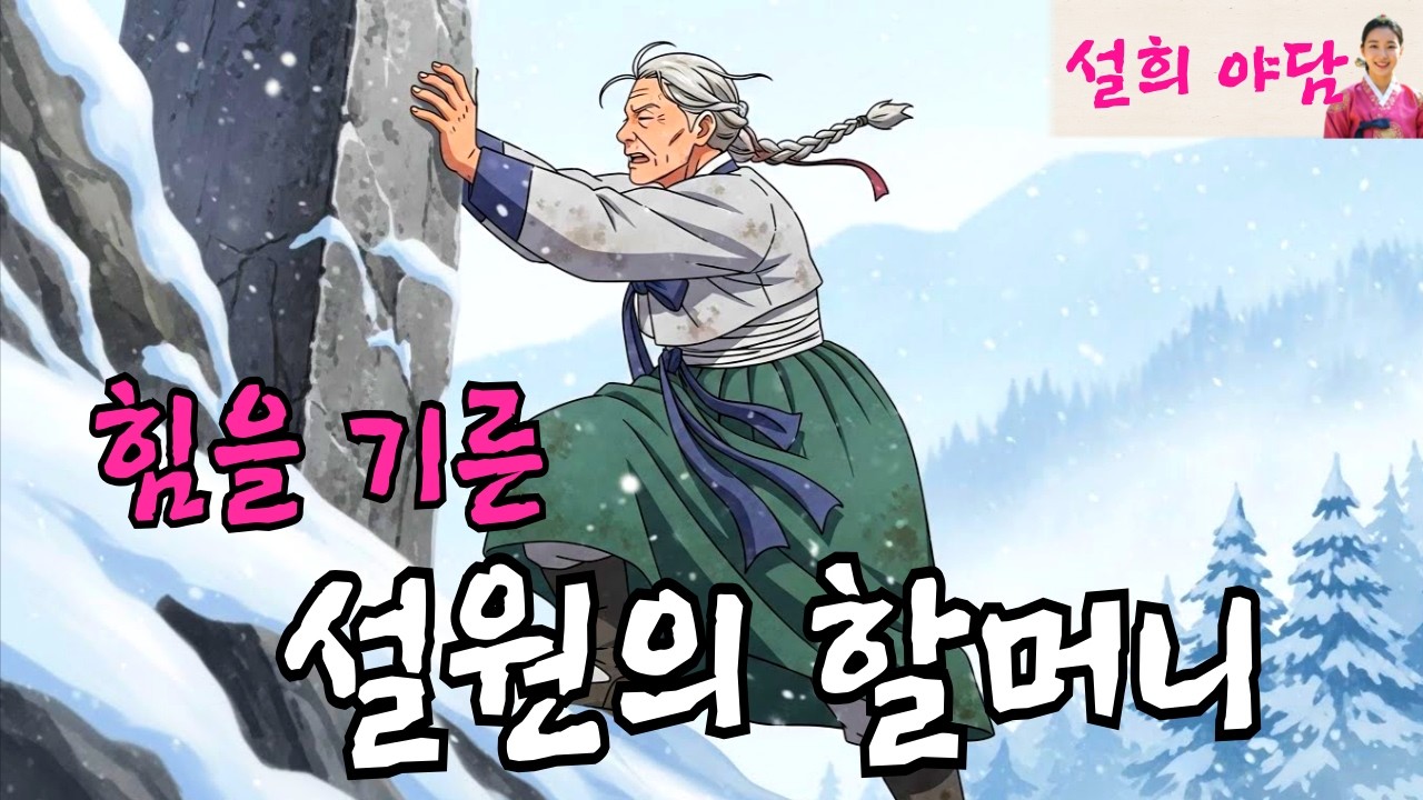 남편을 잃고 설원에서 10년간 수련한 할머니가 결국 드러낸 정체