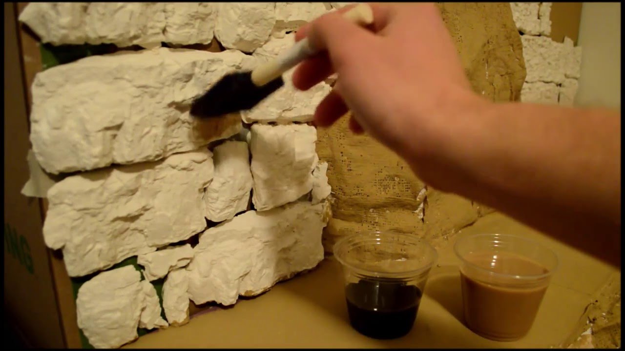 How to Make Rock Walls for Dioramas or Layouts