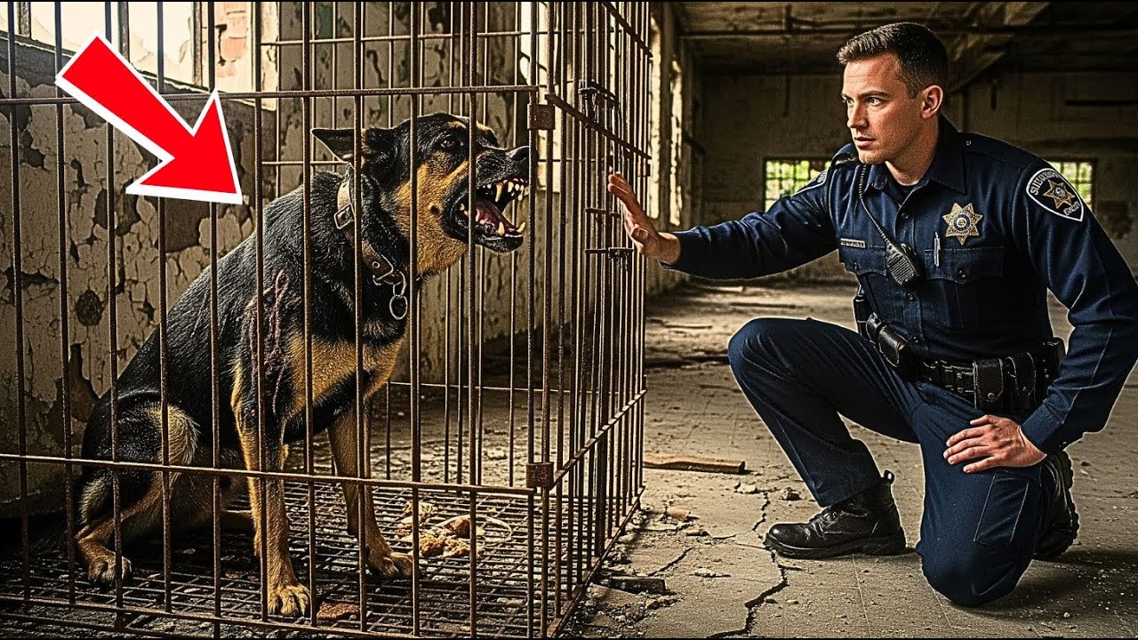 Officer Found an “Uncontrollable” K9 Dog Locked in Sealed Bunker—What Followed Will Melt Your Heart