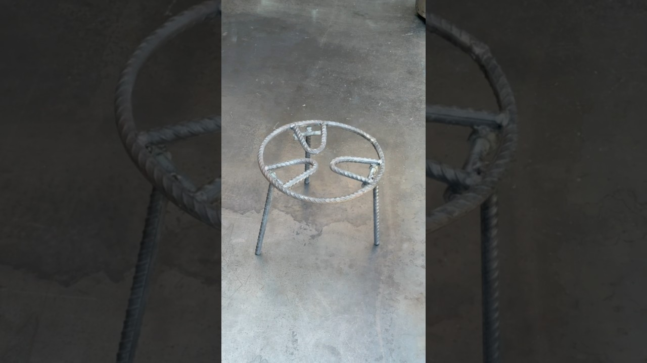 Homemade metal bar stove #tools #diy #shorts