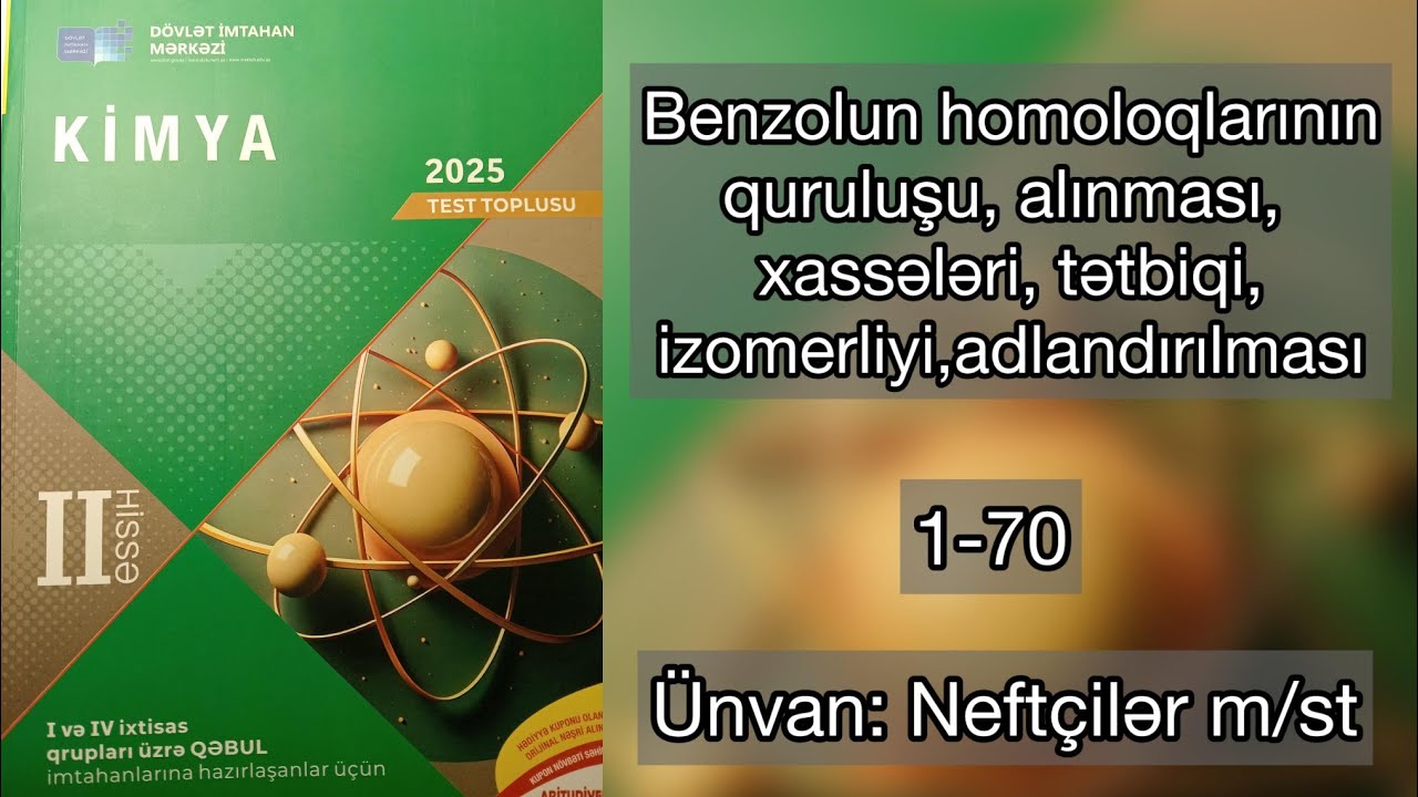 Benzol 2025 toplu II hissə 1-70