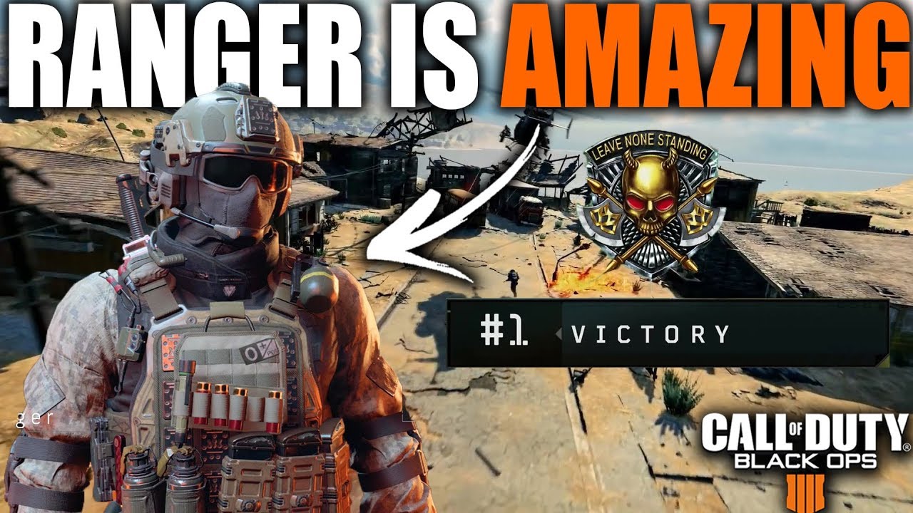 FIRST TIME USING UNLOCKED RANGER SKIN IN BLACK OPS 4 BLACKOUT & THIS HAPPENS | Call of Duty