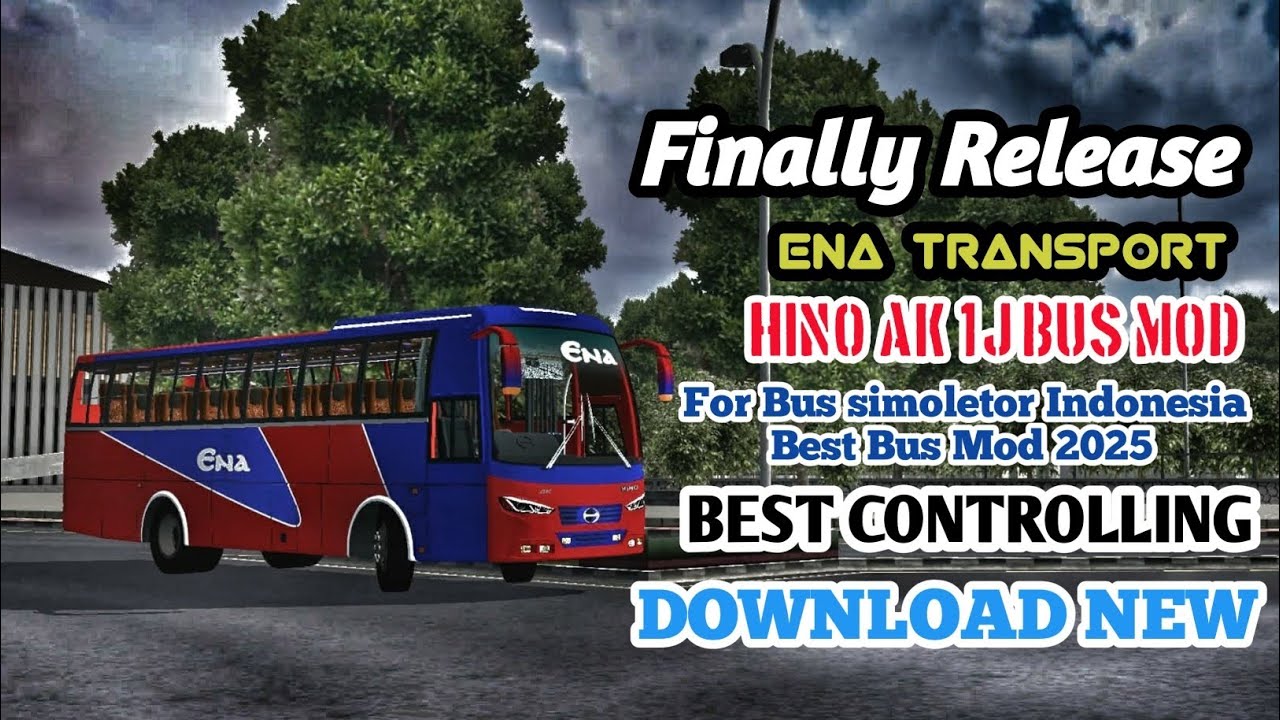 FINALLY RELEASE ENA TRANSPORT BUS MOD 2025. 🥰🚍