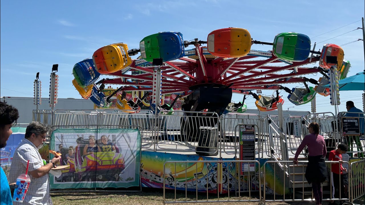 Music Express, this weeks carnival ride. Wade Shows, Orlando Florida 