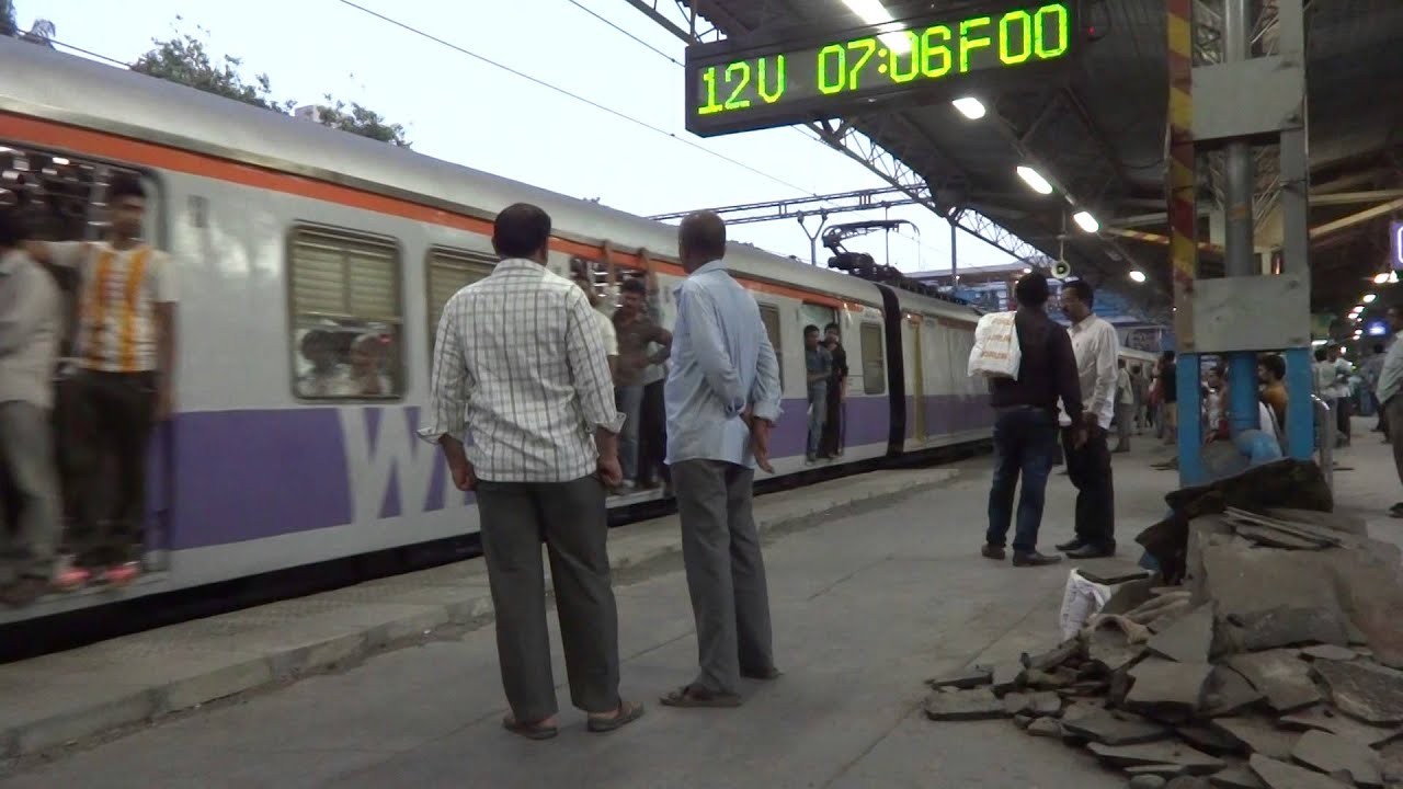 Excellent acceleration shown by local trains at Dadar