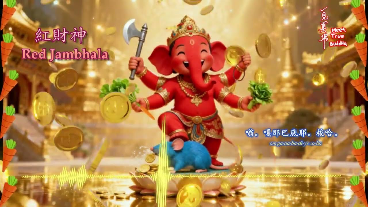 【1-hr】红财神来赐福啦，快接！💰🤲🏻💰 Get blessings from 𝗚𝗮𝗻𝗲𝘀𝗵, 𝗚𝗼𝗱 𝗼𝗳 𝗪𝗲𝗮𝗹𝘁𝗵, now!