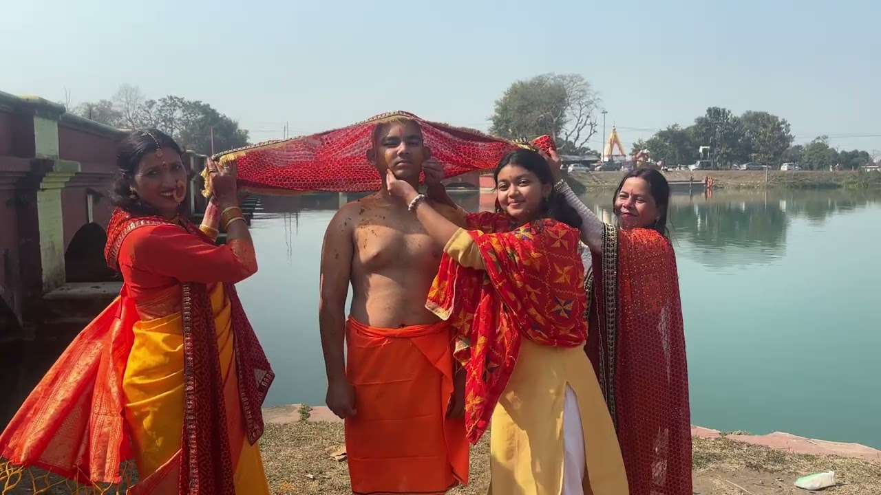 #aaj gaye janeu Sanskar mein#dekhiye pura video #🙏