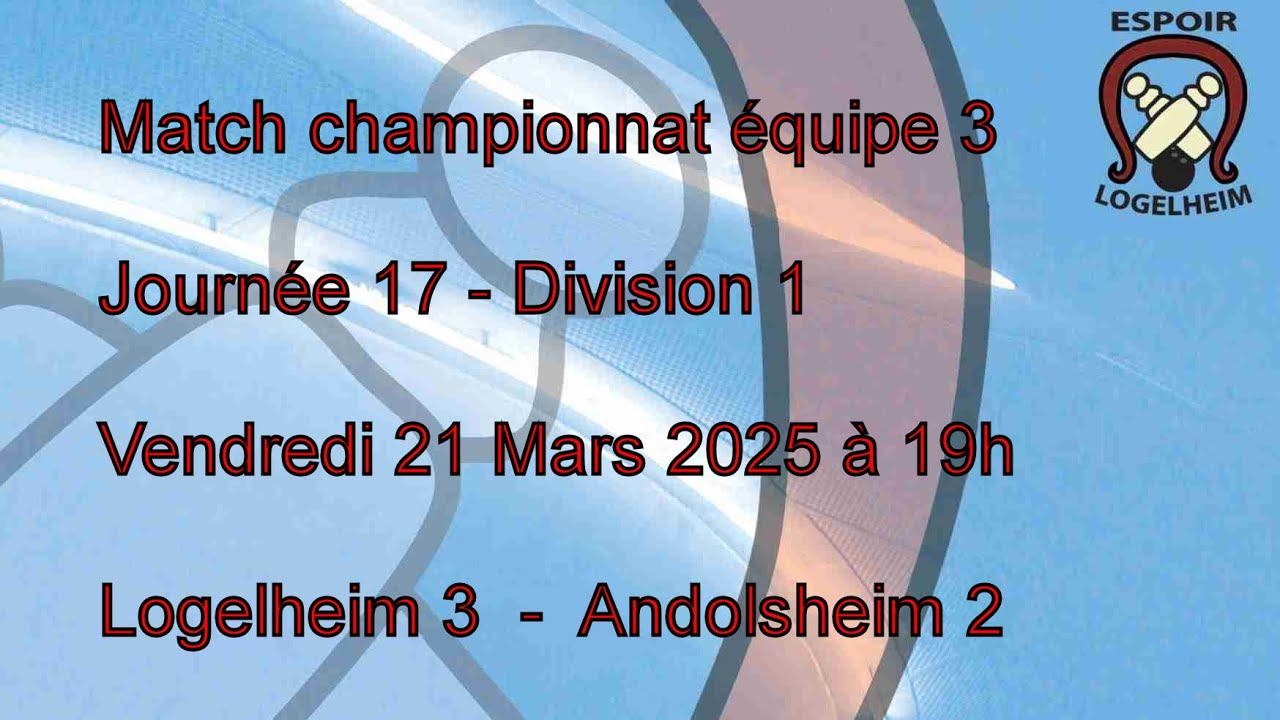 Logelheim 3  - Andolsheim 2
