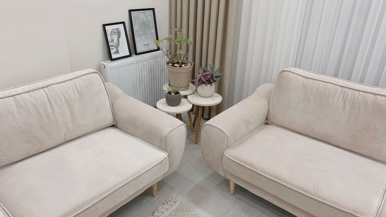 9|  Salon Temizliği 🧼 Sade - Minimal Salon Turu 🎀  Pazar Kahvaltısı 🥐 Balkon Temizliği 🦋