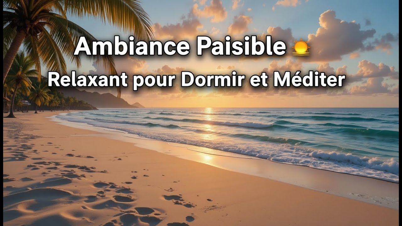 Ambiance Océanique Paisible 🌅 | Jazz Relaxant pour Dormir et Méditer