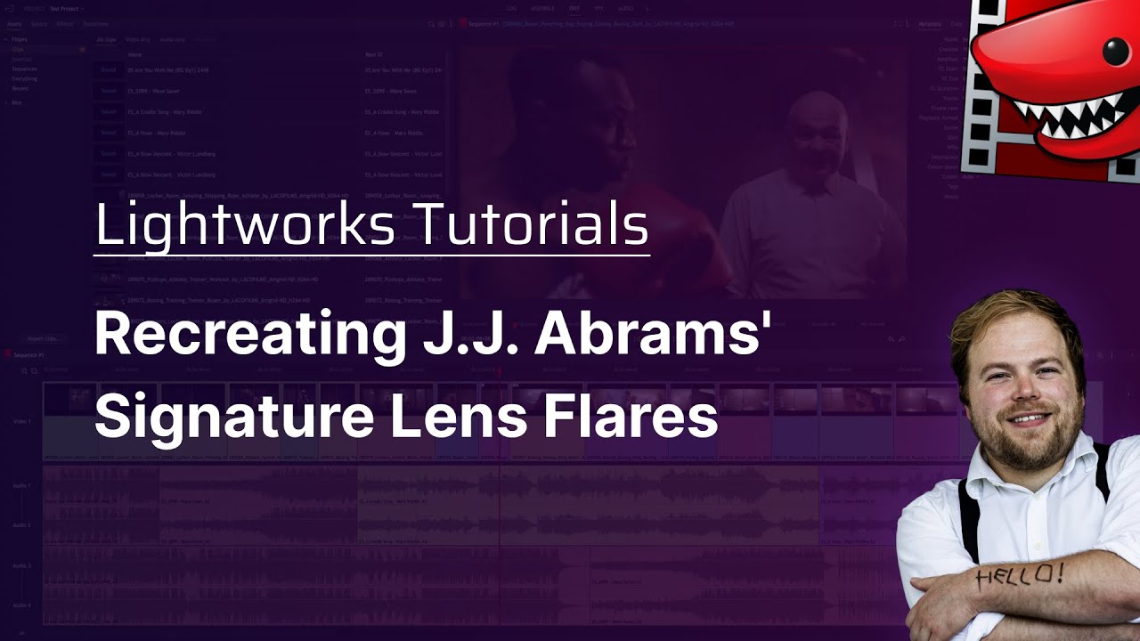 Recreating J.J. Abrams' Signature Lens Flares! A Lightworks Tutorial