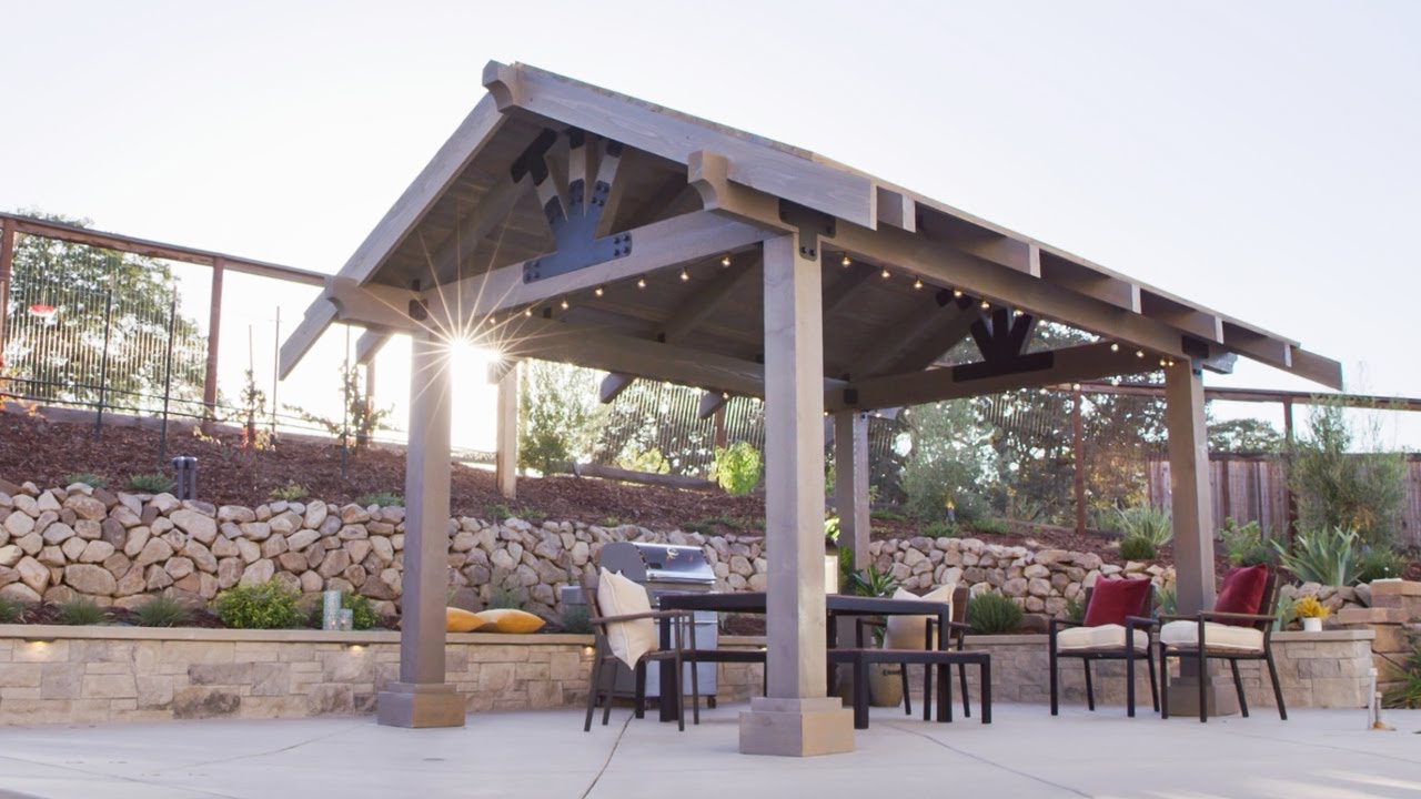 Building A Pavilion With Simpson Strong-Tie Outdoor Accents Avant Collection