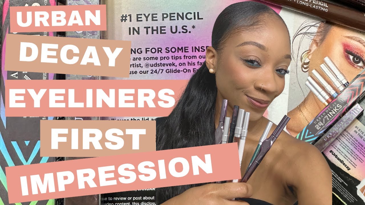Urban Decay 24/7 Glide-On Eye Pencils and INK Liners First Impression | Makeup Review