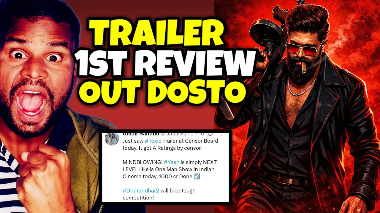 TOXIC Trailer 1st REVIEW Out 🔥 | Trailer Loading Bhailog | Yash | Kamal Kumar