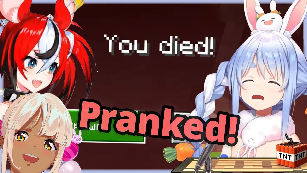 Pekora meets Bae and Sana for the first time