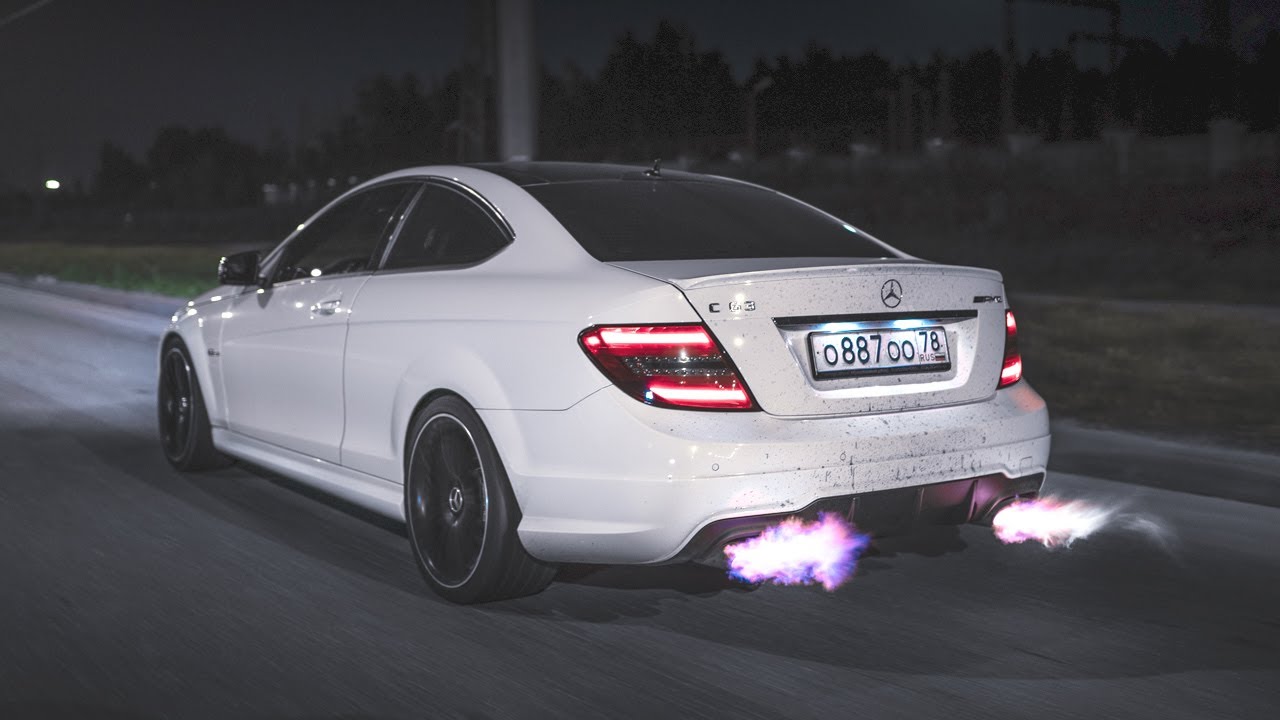 Mercedes-Benz C63 AMG - Выхлоп с огнём и серьёзная мощность! Тюнинг, который мы ждали! Stage 2
