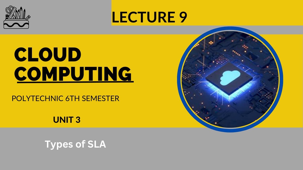 Cloud Computing | Unit 3 | Lecture 9 | Types of SLA