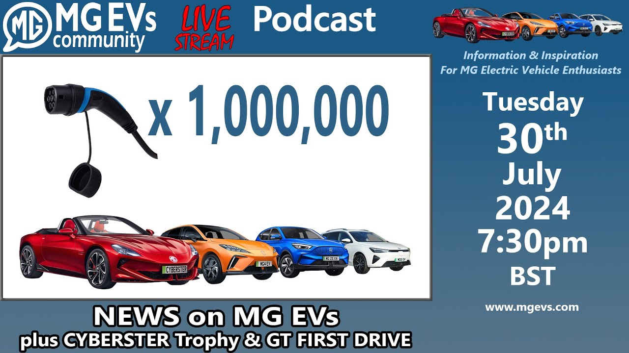 NEWS on MG EVs and electric vehicles in the UK