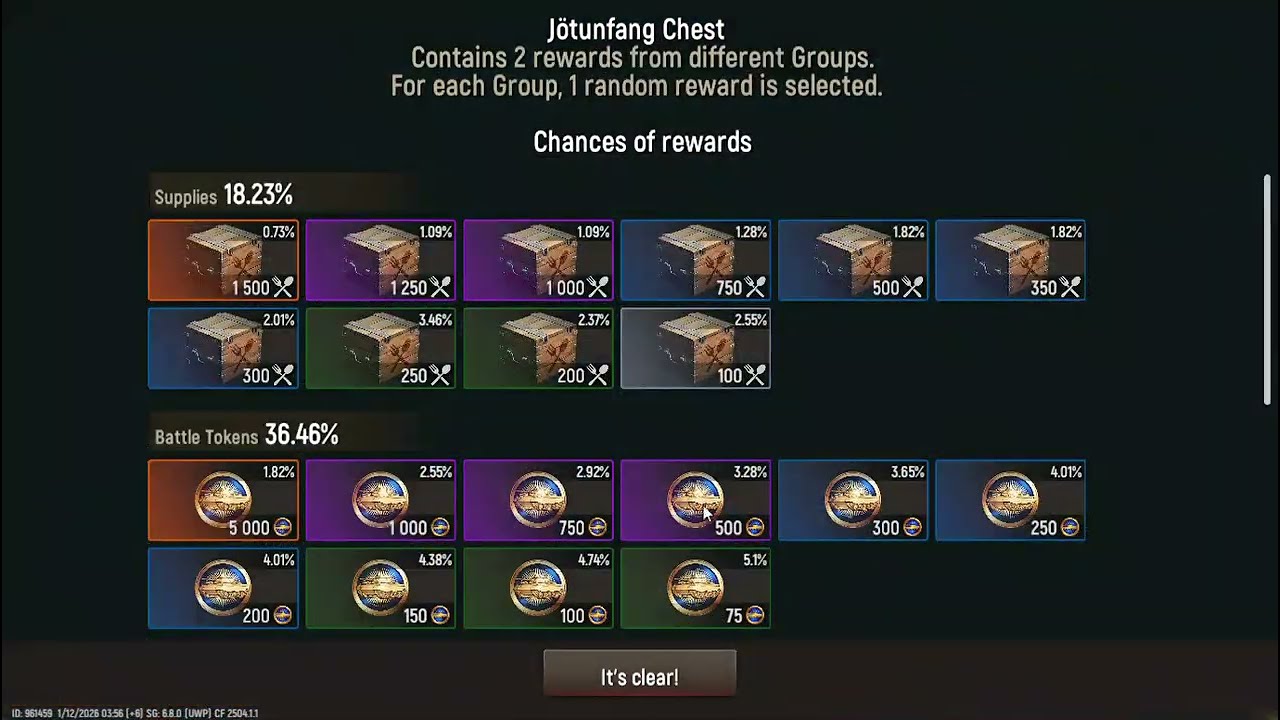 Jotunfang Chest Box open