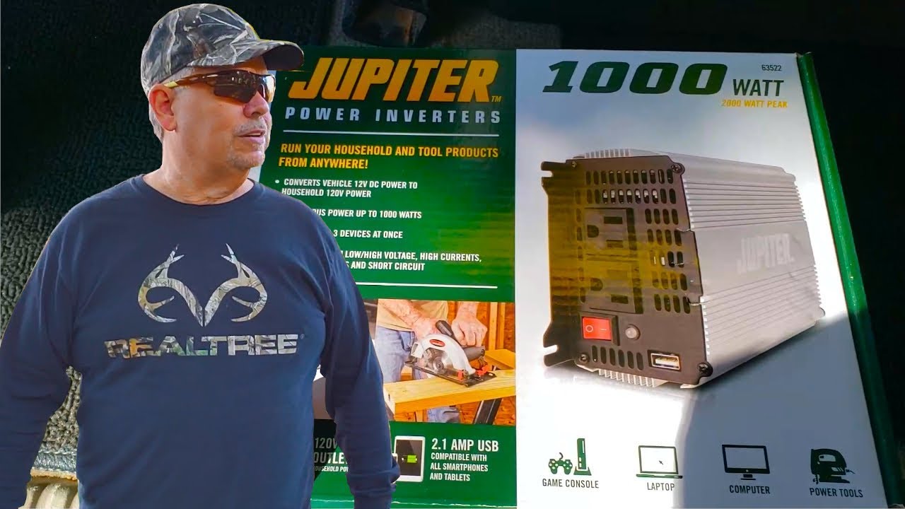 JUPITER 1000 Watt Continuous/2000 Watt Peak Modified Sine Wave Power Inverter | Night Shot Photos
