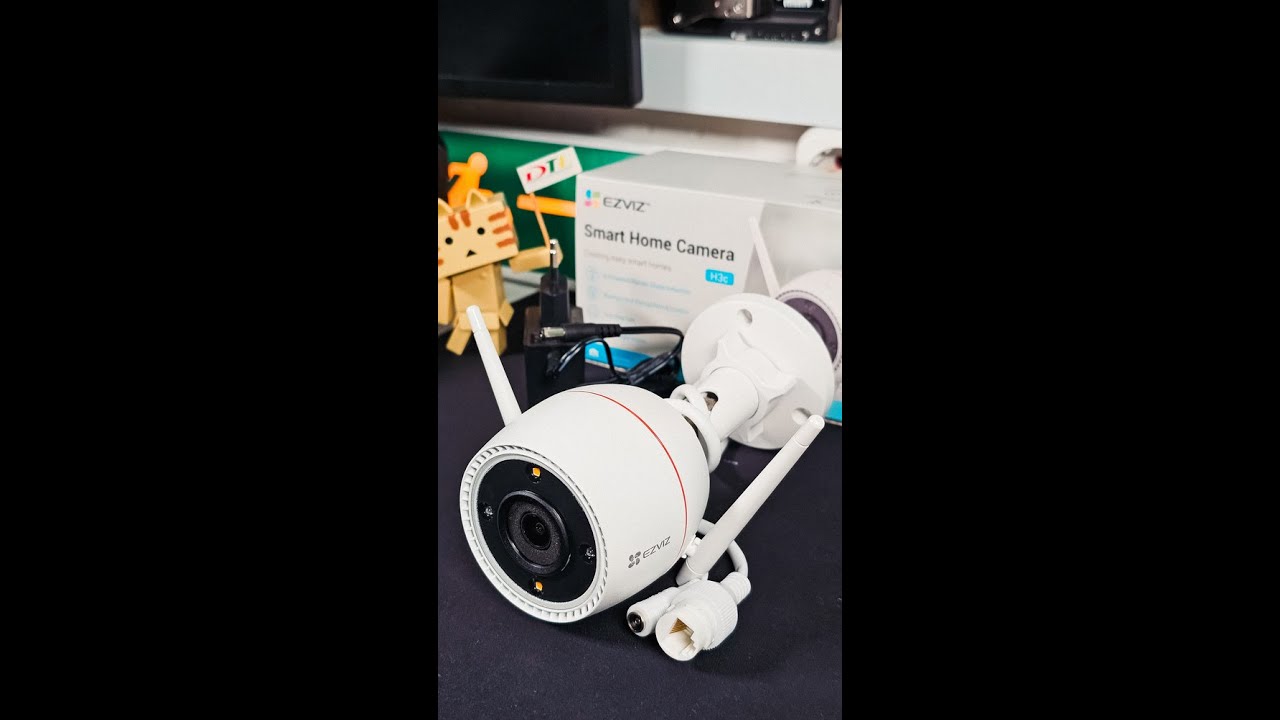 Ezviz H3c 2K+ 4 Мп - уличная IP камера Wi-Fi и RJ45 - 2.8 мм, 100&deg;, до 512 ГБ, Динамик, Стробоскоп