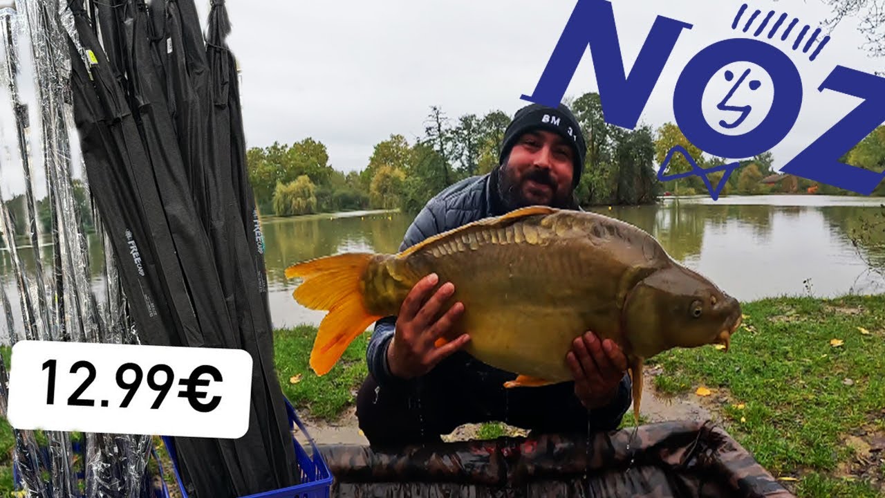 Je teste les Cannes à Carpe à 12,99€ de chez NOZ