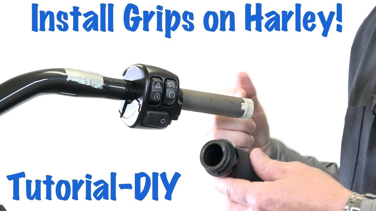 Install New Grips on Harley-Davidson-Roland Sands Billet Tracker
