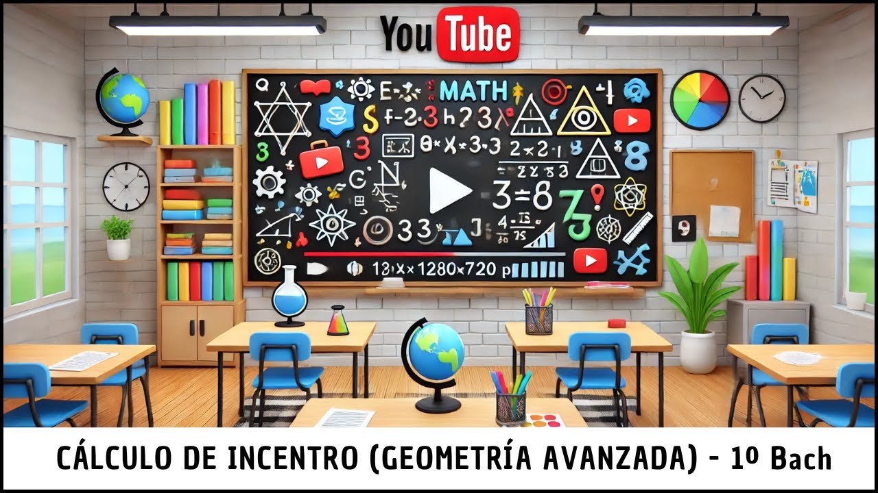 🛎️🛎️ ¿Incentro? ¿Circuncentro? ¡Aprende a calcularlo! (1º Bach) 💪🏽