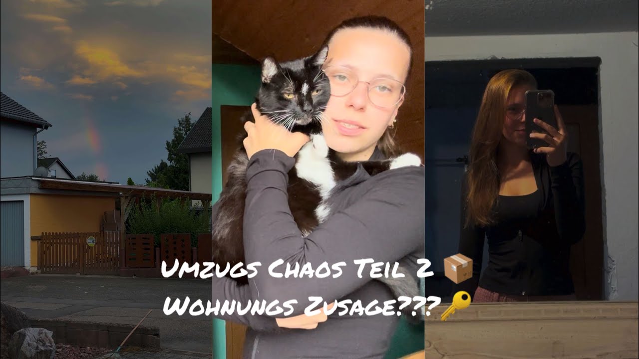 Umzugs Vlog, Teil 2. Wohnungs zu- oder absage? 📦🔑❓