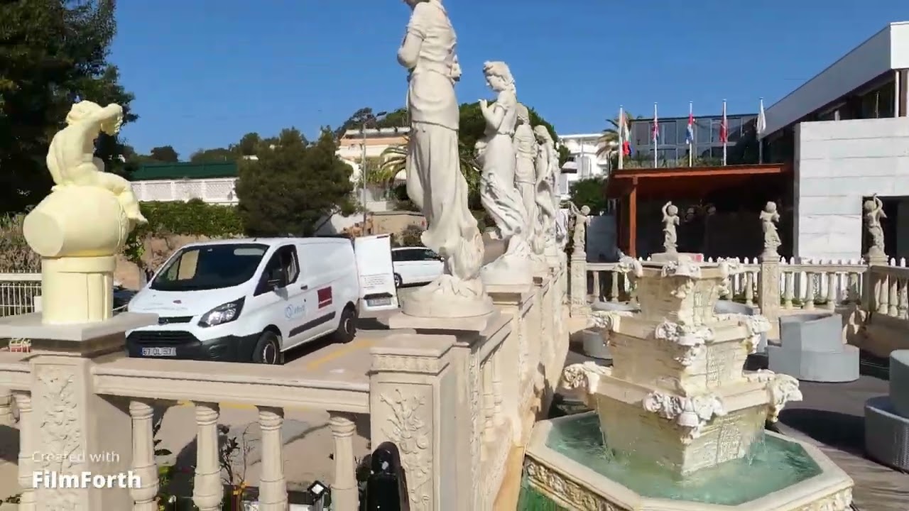 Club Praia Da Oura Hotel, Albufeira, Portugal walking tour around hotel & grounds, 4K 11/02/2022