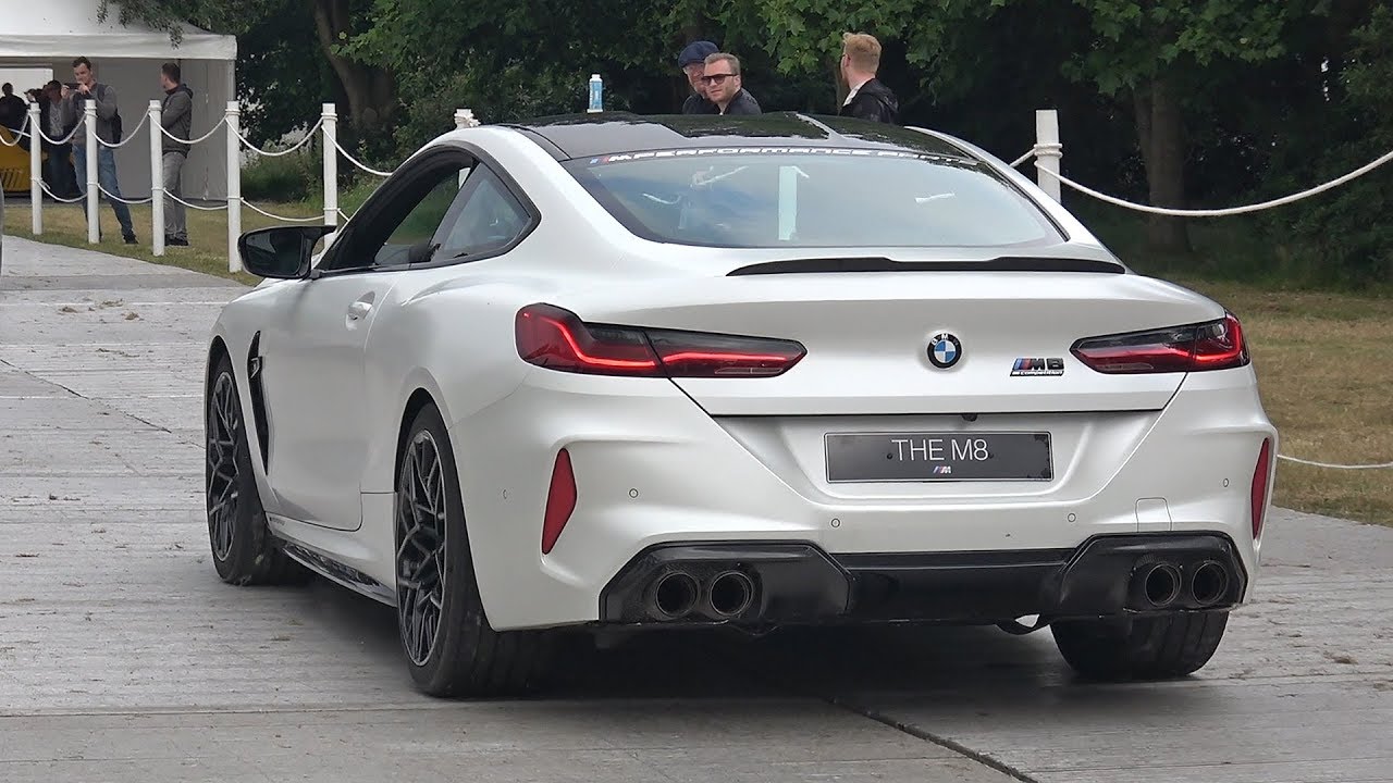 BMW M8 Competition with FULL DECAT EXHAUST! Cold Start, Revs, Accelerations!