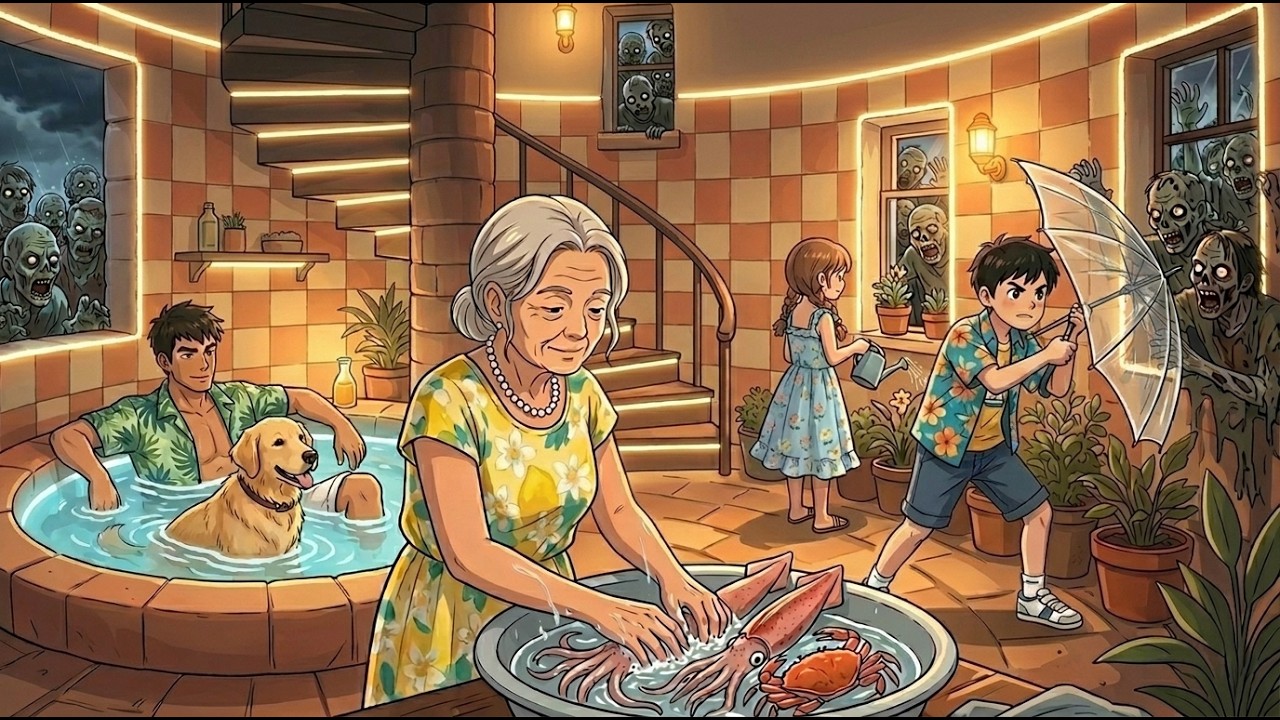 Nerve-Wracking Survival Inside a Beacon Tower During a Zombie Apocalypse | Ghibli Survival Memory