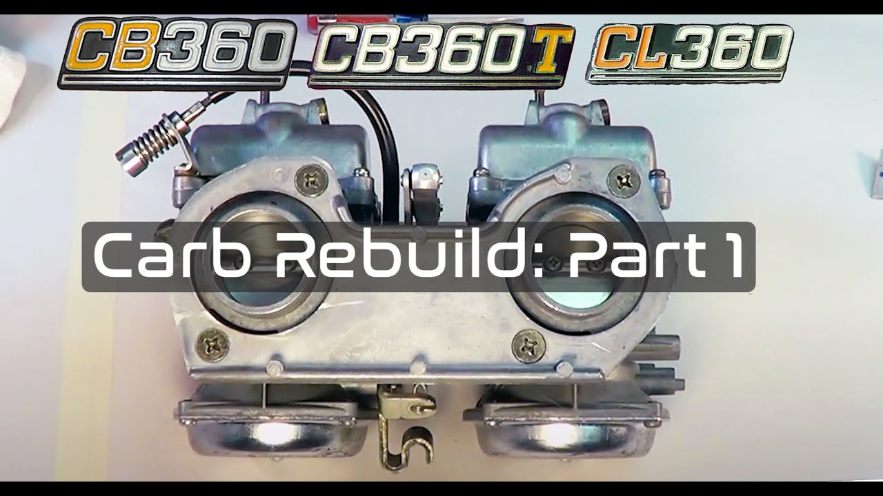 Honda CB360 Carburetor Rebuild Part 1