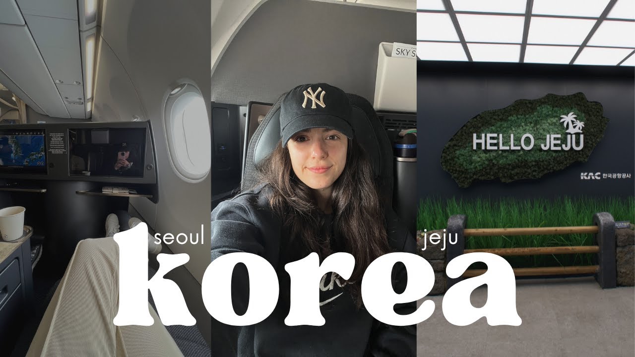 ВИДЕОБЛОГ О ПУТЕШЕСТВИИ: Перелет первым классом из Сеула на остров Чеджу — Korean Air и зал ожида...