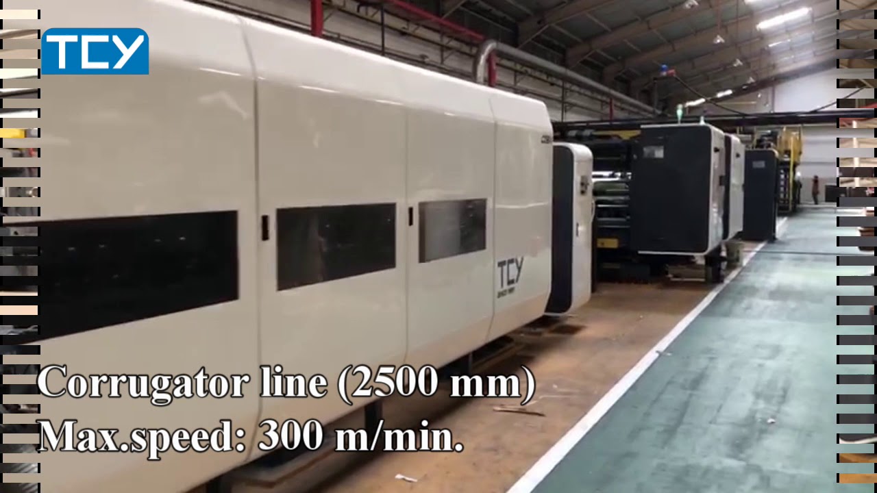 TCY New Corrugator 2500MM Speed 300
