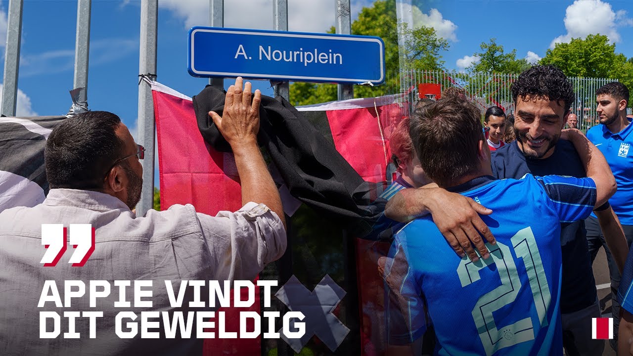 🙏❤️ A. Nouriplein geopend: 'We zijn trots, blij en dankbaar'