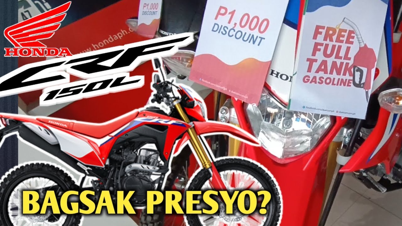 BAGSAK PRESYO NA BA? HONDA CRF150L 2025, PRICE UPDATE