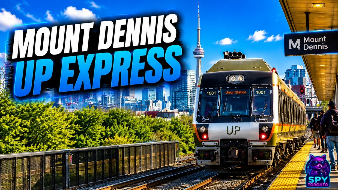 Mount Dennis Station UP Express 🚆 | Toronto&rsquo;s Modern Airport Train Hub