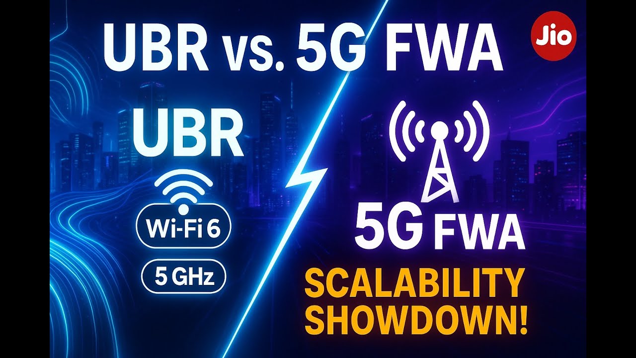 Jio&rsquo;s UBR Explained: Can It Really Scale Better Than 5G FWA?
