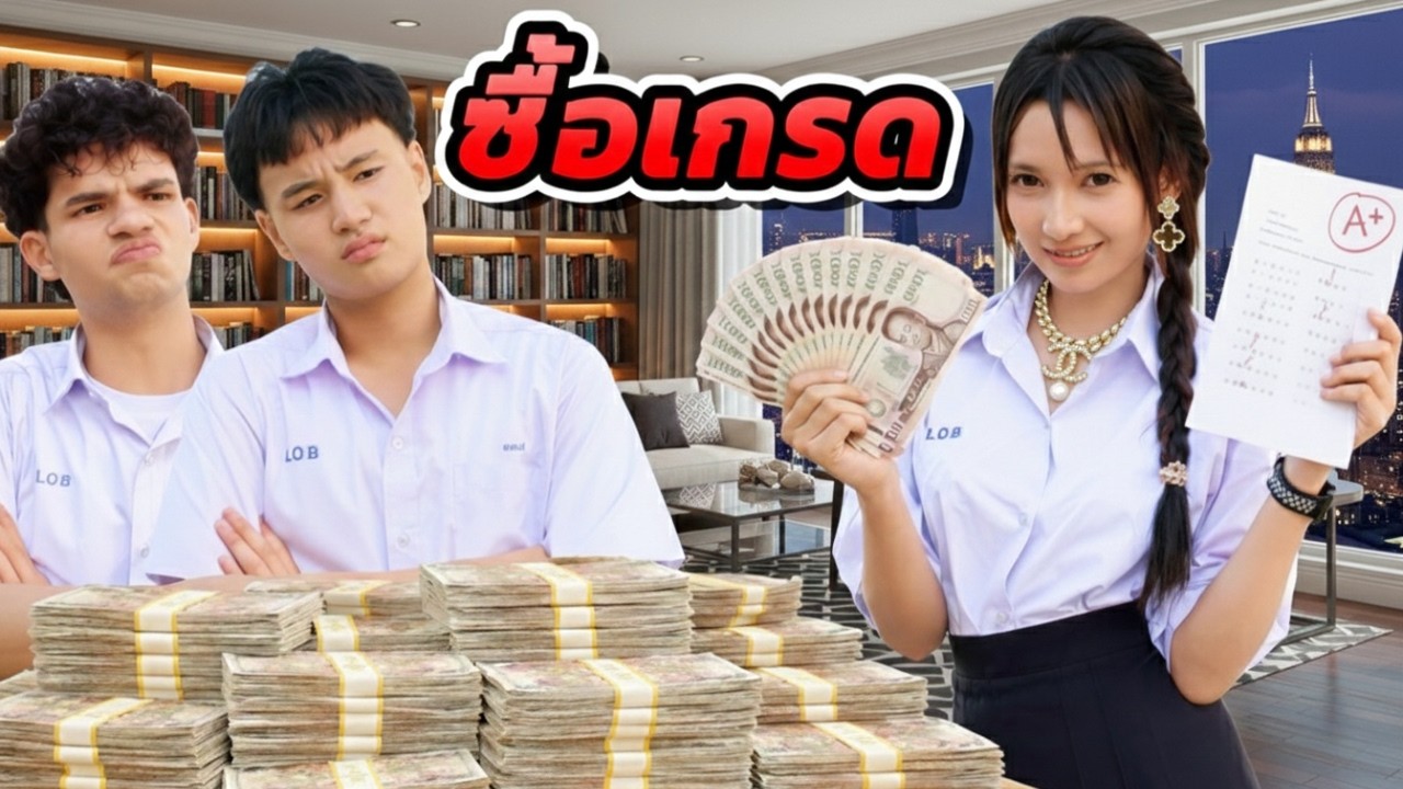 เพื่อนรวยจัด! ขี้เกียจเรียน เปย์ครูจนได้เกรด 4