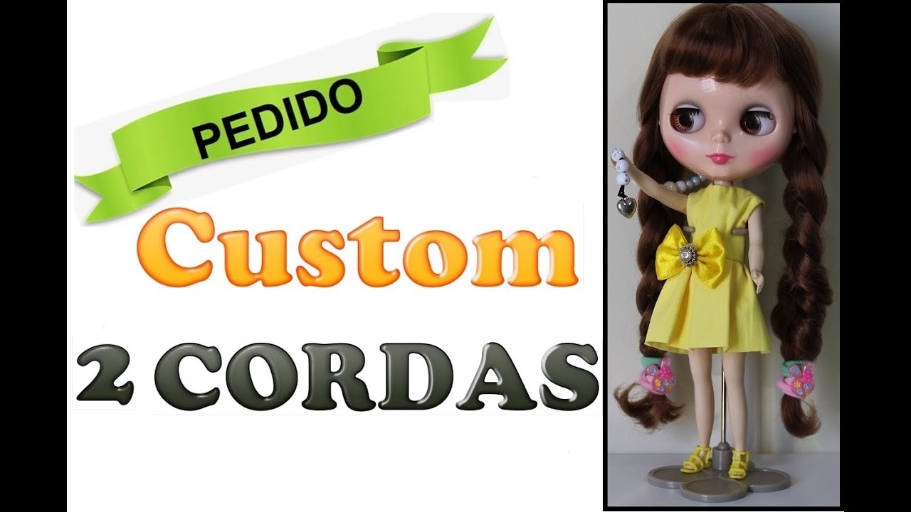 Como trocar as duas cordinhas da Blythe TBL