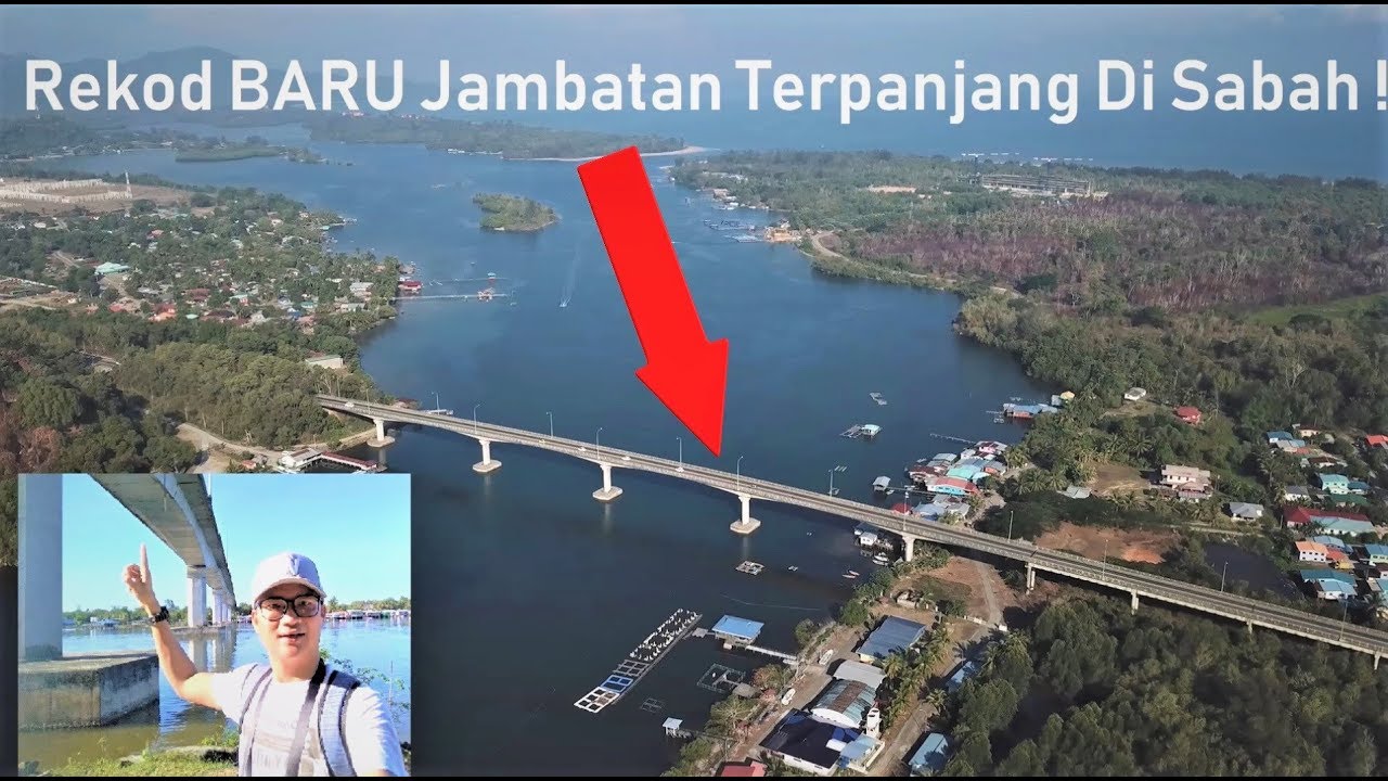 Rekod BARU Jambatan Terpanjang Di Sabah !