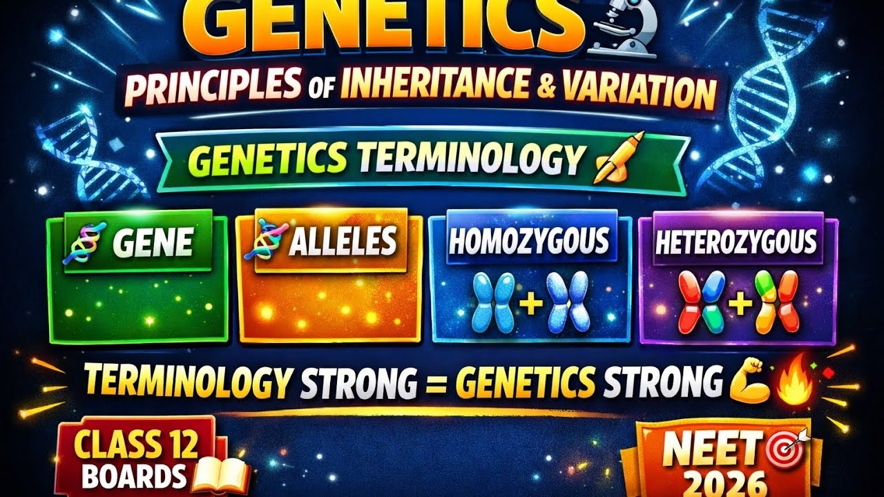 #genetics #principlesofinheritanceandvariation #cbse #neet #science #class12 #class12biology #shorts