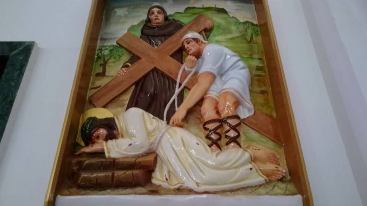 14 Station of The Cross Jesus at Blessed St. Mother Teresa Church at Virar